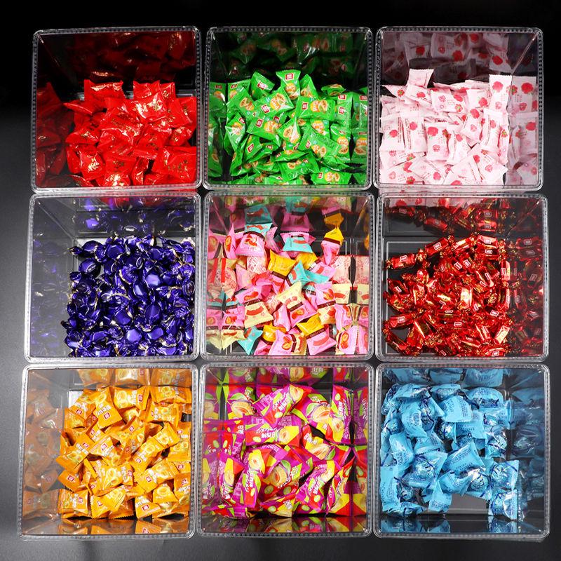 Transparent Plastic Display Box for Bulk Dried Fruit, Candy, Snacks