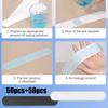 100Pcs Hat Liner Sweat Absorbing Pad Hat Liner Absorbent Sweat Pad Sweatband for Sports Running Cycling Hiking Golfing