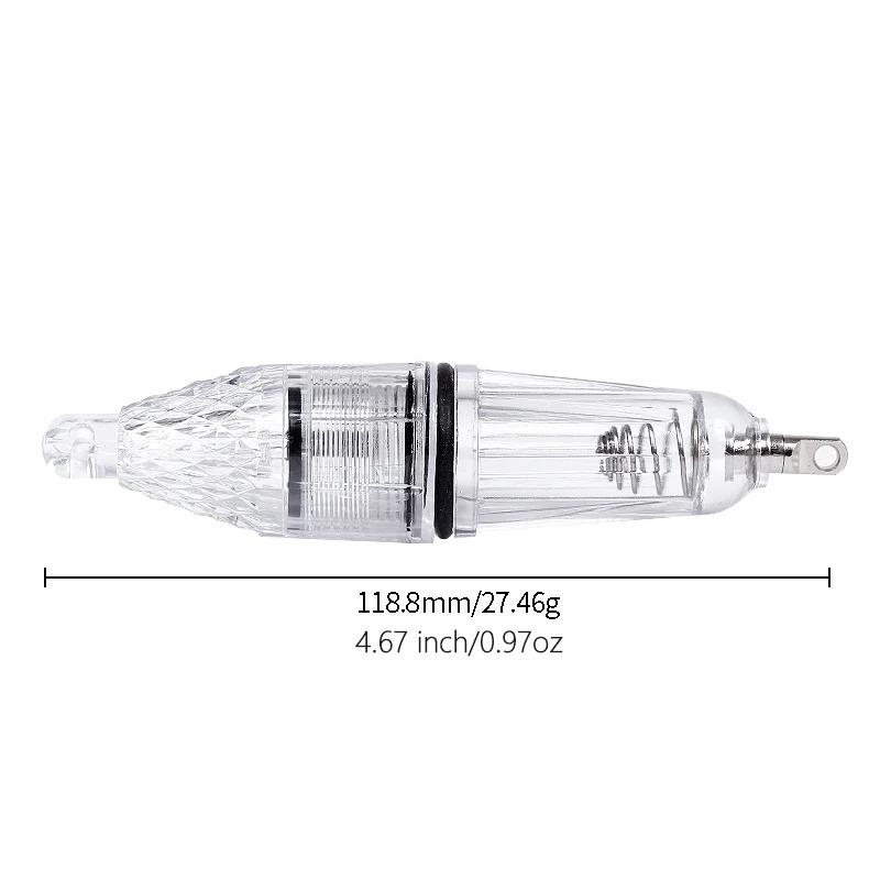 2 piezas Usando pilas AA Luz LED de bajo consumo para señuelo de pesca, luz para jaula de camarones de pesca en barco, luz para pesca nocturna
