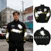 Gruba Bawełniana Haftowana Kurtka Motocyklowa Unisex Ciepła Odzież Wierzchnia Sporty Rowerowe