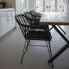 Armchairs - HOUSE NORDIC - TRIESTE - Black Polyrattan - 4 People - Outdoor Use