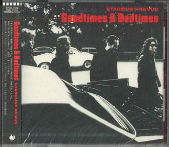 

CD STARDUST REVUE - Goodtimes&Badtimes EPCA7012PROMO ONE UP MUSIC Japan ObiJapanese Pop/Rock Used