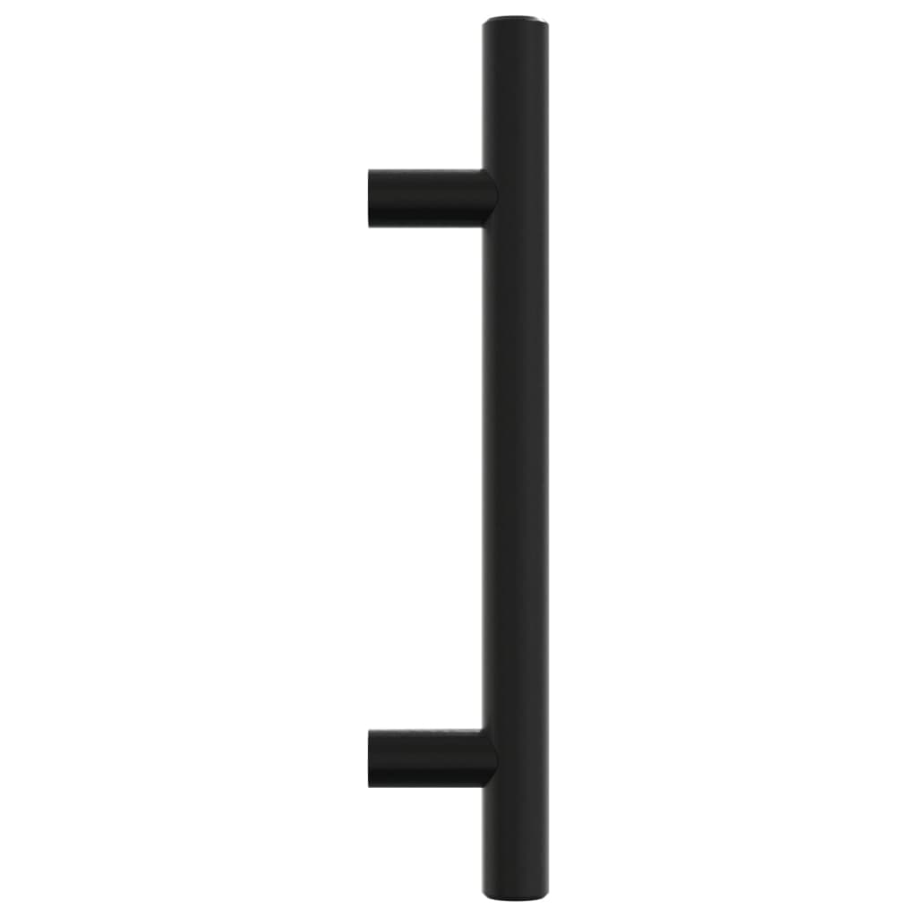 Furniture Handles 20 Pcs Black 96 Mm Stainless Steel