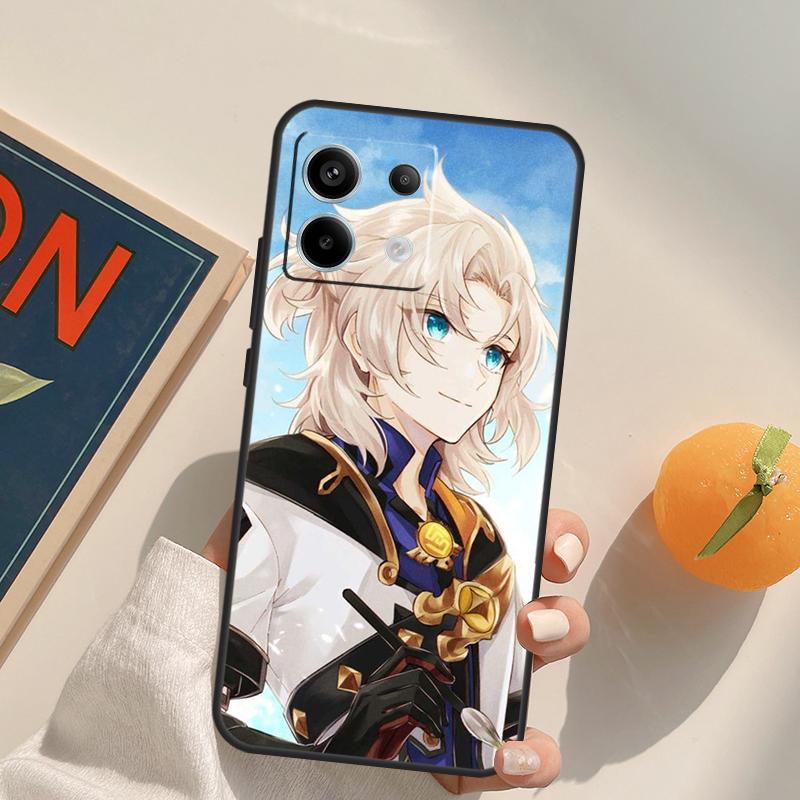 Albedo Genshin Impact Funda For Xiaomi Redmi Note 14 13 Pro 9 10 11 12 9S 10S 11S 12S Redmi 13C 10C 12C 14C Case
