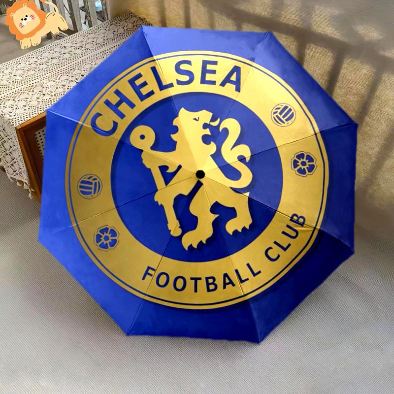 Golden Lion Chelsea FC Folding Umbrella Durable Portable Umbrella Light Travel