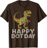 Dot Day 2025 September 15th Polka Dot T-Rex Design Unisex T-Shirt