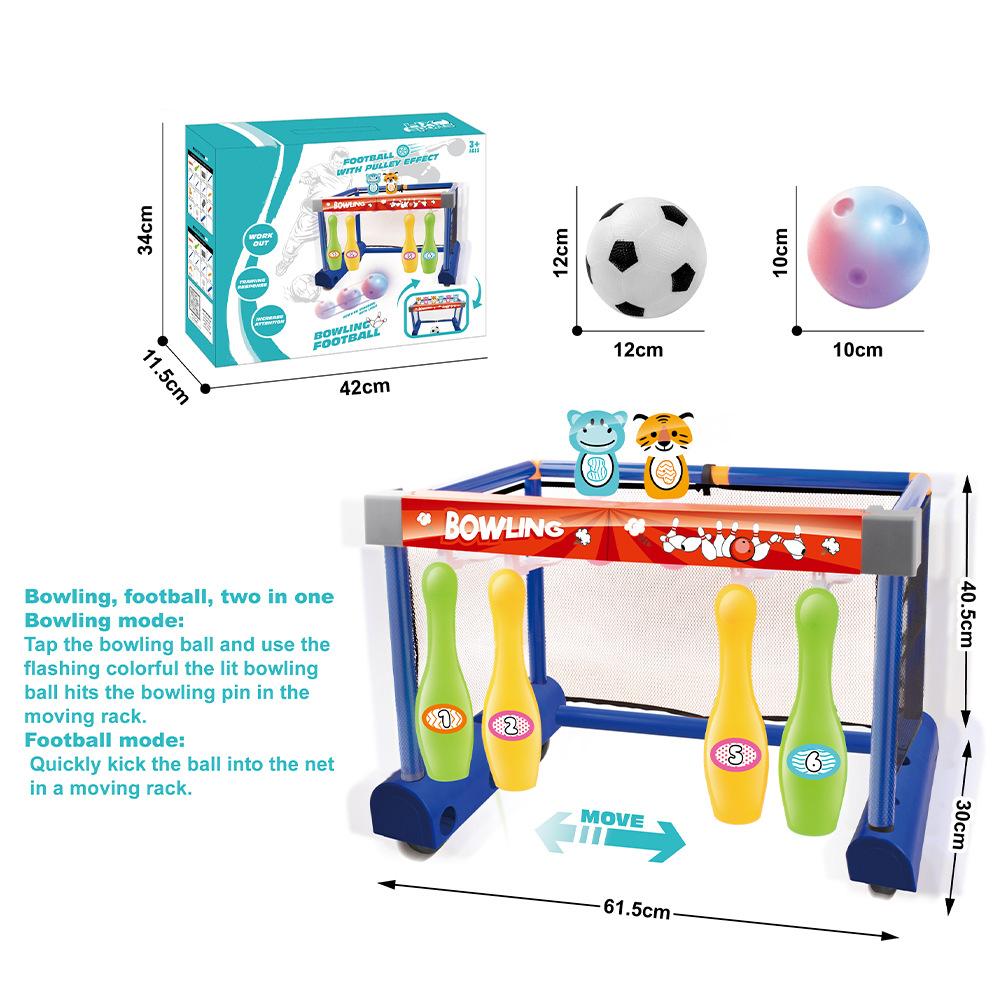 

Мобильные ворота для боулинга, детская игрушка для помещений, электрические ворота для мячей, спортивная игрушка 535D#