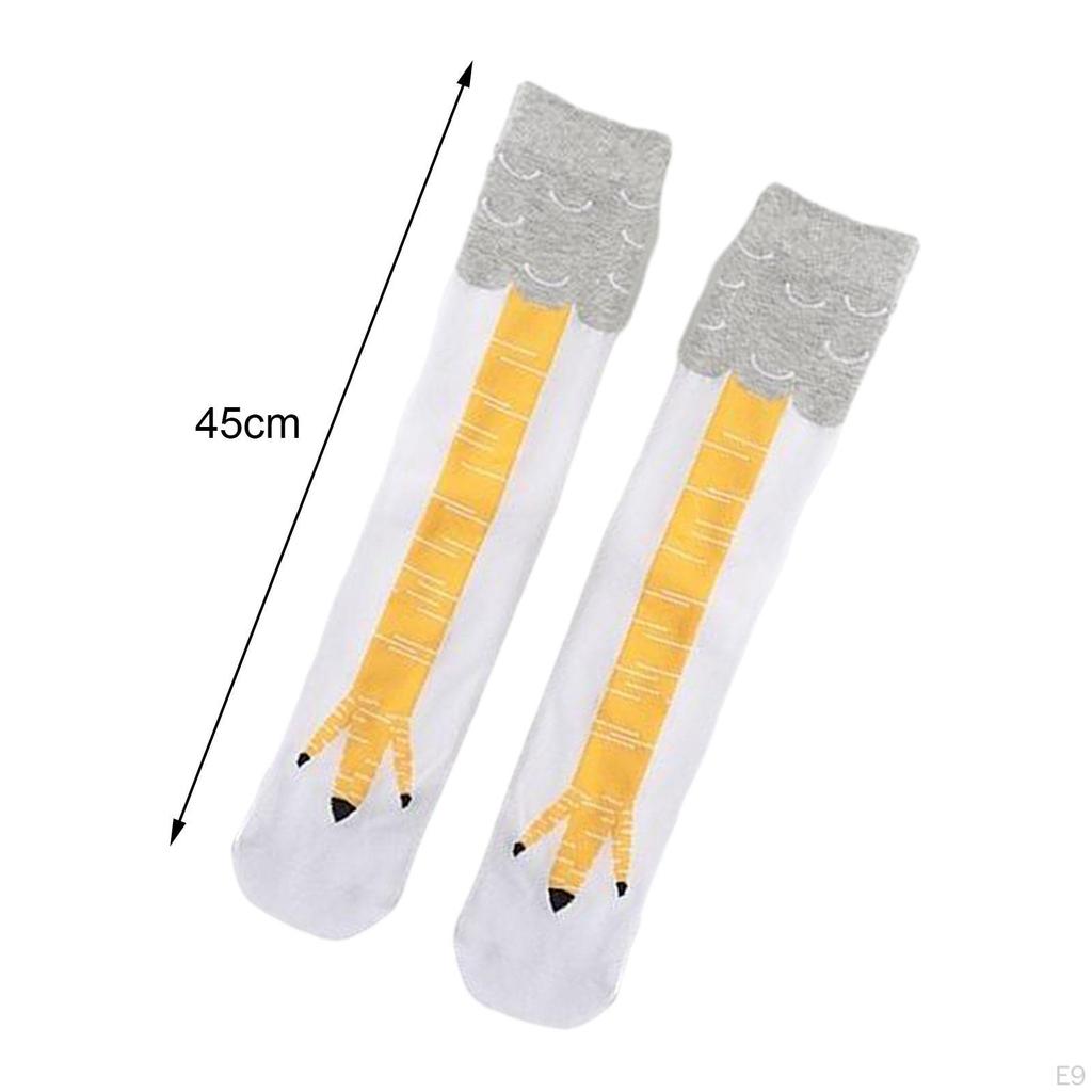 1 Pair Chicken Feet Socks Costume Accessories Christmas Gifts Novelty for Carnival Halloween