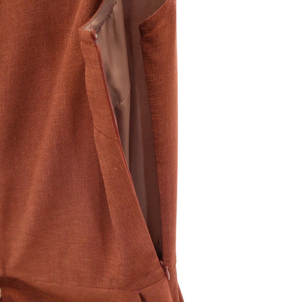 Ron Herman No Sleeve Long Dress S Brown Women Used