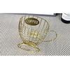 Metal Wire Coffee Display Basket Large Capacity Fruit Snack Storage Rack K Cup Organizer  Home Use