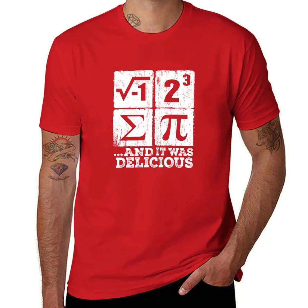 I Ate Some Pi t shirt Funny i ate some pie Math Nerd Humor T-Shirt oversized blacks mens t shirts casual stylish