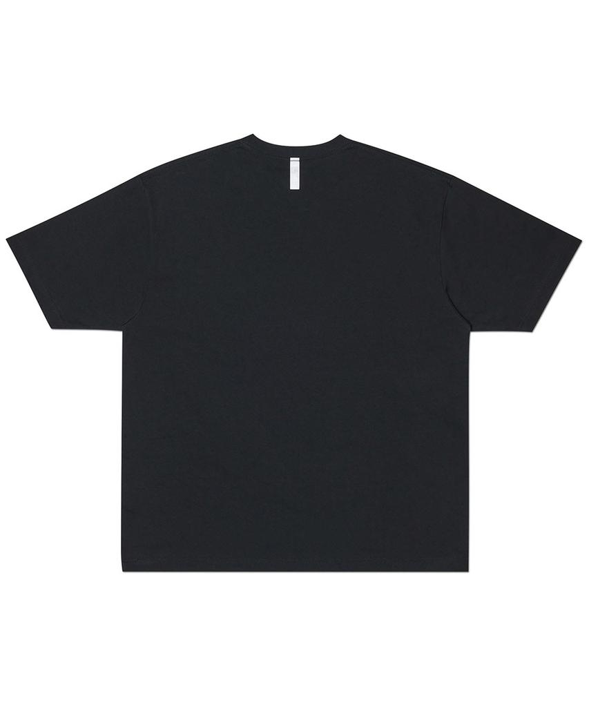 Nomaenyueol Raw Chain Stitched T-Shirt - Black