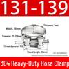 304 Stainless Steel European-Style Single Head Hose Clamp