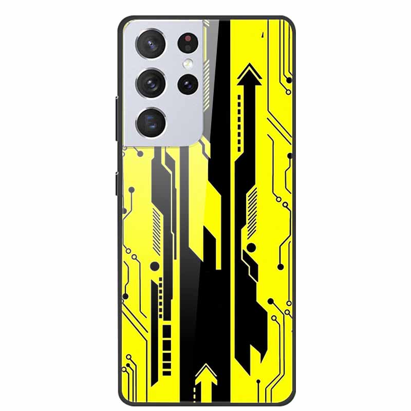 For Samsung Galaxy S25 Ultra Tempered Glass Case Back Cover Hard Phone Cases for SamsungS25 ULTRA 5G SM-S938B Protective Capa