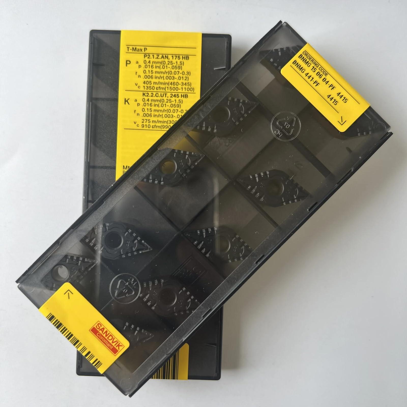 

Original Sandvik / DNMG150604-PF 4415 /CNC lathe carbide blade tool 10 Pcs