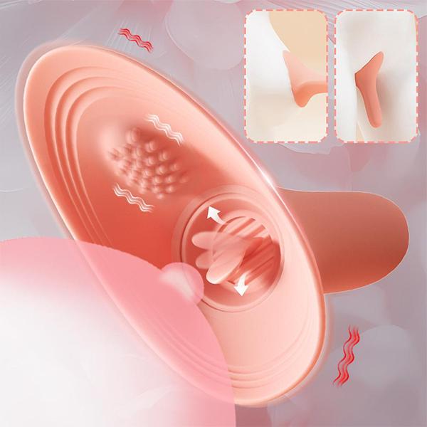 Tongue Licking Clitoris Stimulator for Women Sex Toys for Women 10 Modes Clit Stimulator Tongue Licker G Spot Vibrator Nipple Massager