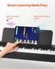 Weighted Digital Piano, 88 Keys Fully Weighted, Electric Piano Keyboard with Furniture Stand, Power Adapter, Triple Pedal, Record Function, 280 Tones,