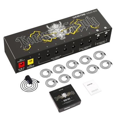 GHOSTFIRE Gitarrenpedal Netzteil GS10-SV2 Schwarz