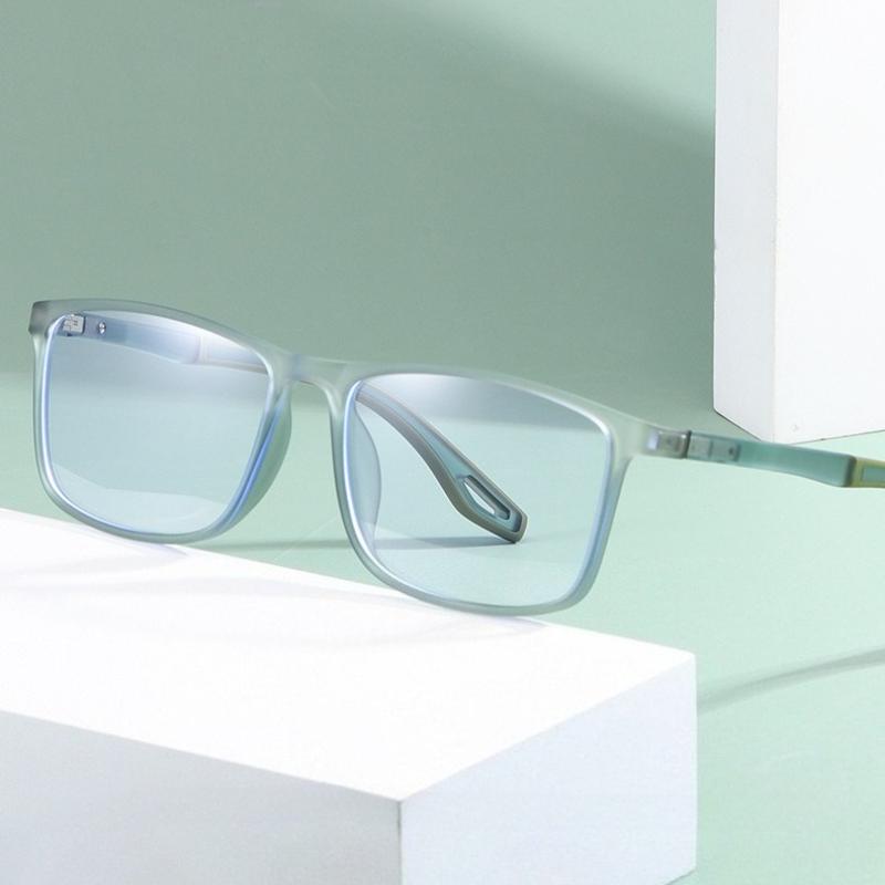 Stylishy Sports Style Anti Blue Light Glasses Stylishable Ultra Light Men's and Women's Flat Lens High-definition Eye Wear