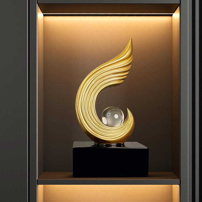 Creative Crystal Resin Ornaments Wine Cabinet Decorations Living Room Home TV Cabinet Luxury Home Decoration Accessories