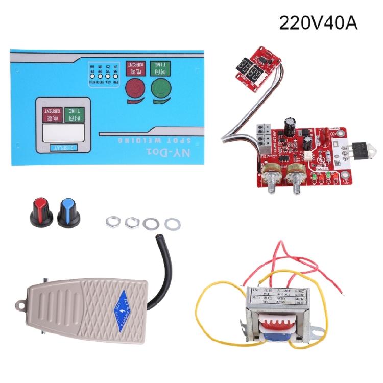 NY-D01 Punktschweißgerät Steuerplatine DIY-Kit zum Schweißen einzelner Zellen Leichtgewicht