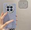 Applicable to Huawei Mate70pro camellia leather mobile phone case metal mirror Honor 200 all-inclusive protective case Magic7