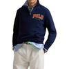 Polo Ralph Lauren RL Logo Fleece Krage Genser Herre genser Marineblå MNPOKNI16824157-410