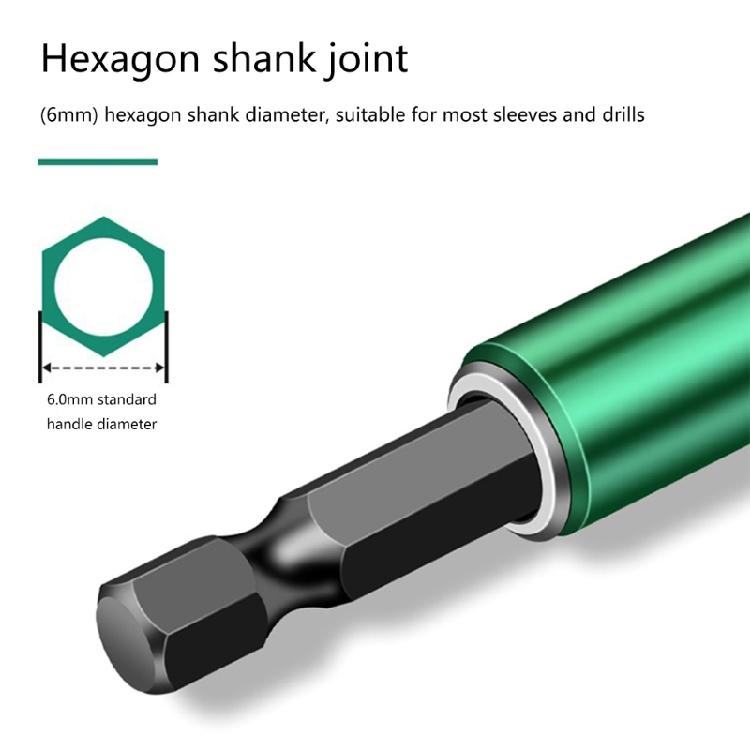 80/120mm Magnetic Bit Holder Impacting Driver 1/4inch Hex Steel Magnetic Extension