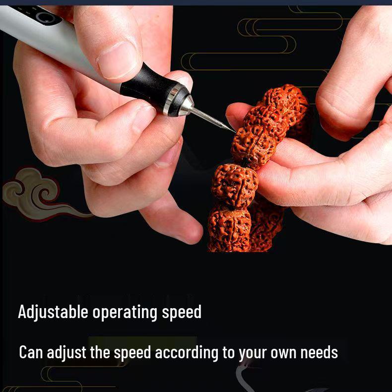 Electric Grinder Pen: Handheld Carving, Polishing & Engraving Tool for Jade & Wood