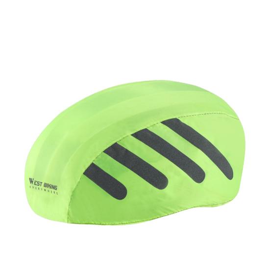 

Велосипедный дождевик, водонепроницаемый светоотражающий чехол, дизайн на шнурке, регулируемый универсальный велосипедный шлем, пылезащитный чехол флуоресцентный желтый