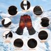 Heated Gloves, Unisex Heating Gloves, Palm Leather Gloves, Default 2200mAh Battery, Winter Riding Motorcycle Gloves