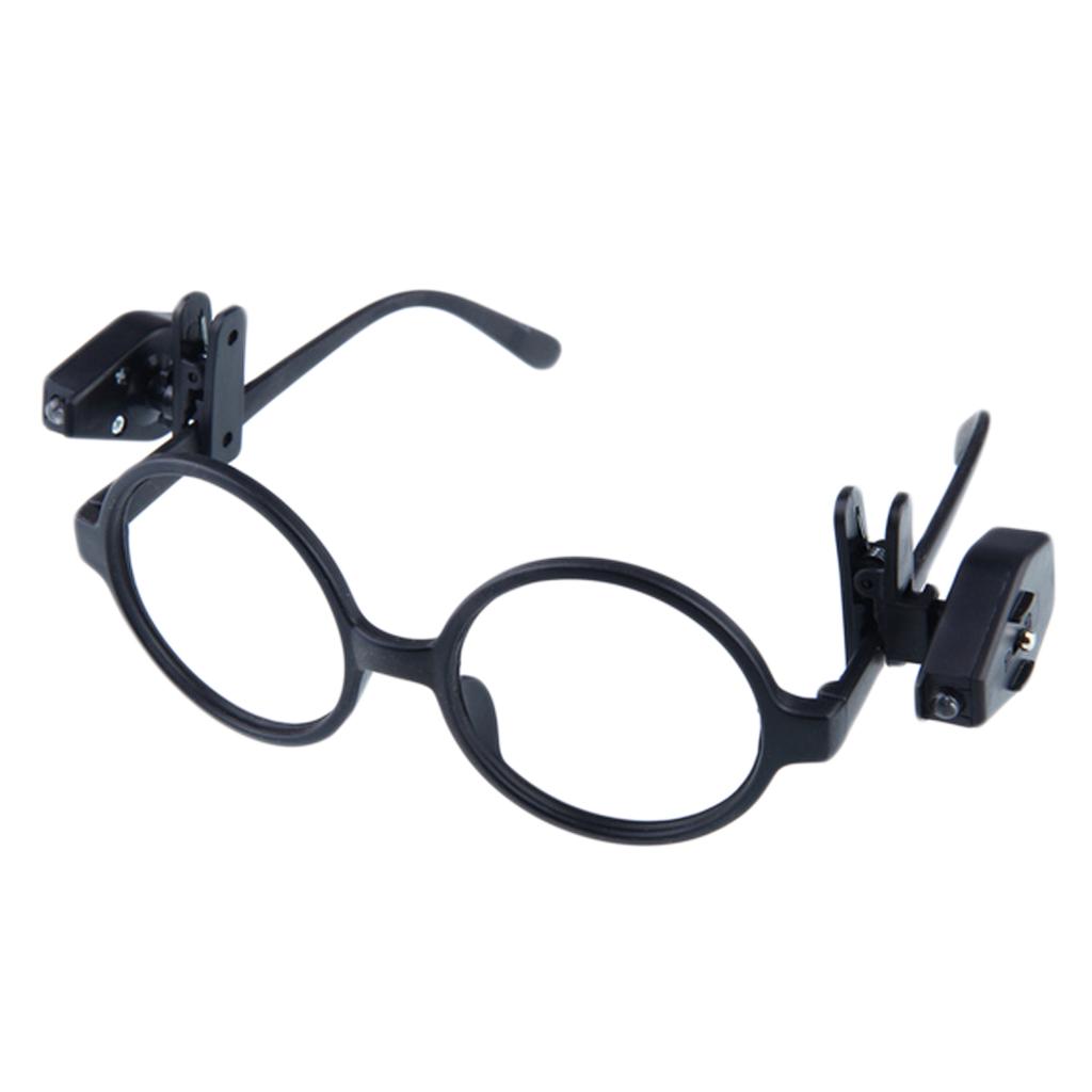 Mini Universal Flexible Led Eyeglass Clip On Book Reading Lights