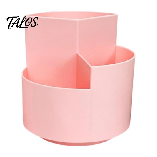 360 Degree Rotating Pen Holder, Large Capacity Multi-compartment Pen Holder, Desktop Organizer for Office School Home Storage