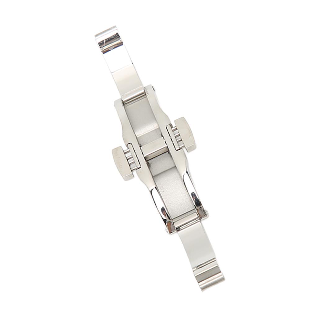 Watch Depolyment Clasp Stainless Steel Folding Deployment Clasp Push Button Buckle Watch Accessory 6 X 19mm 0.2 X