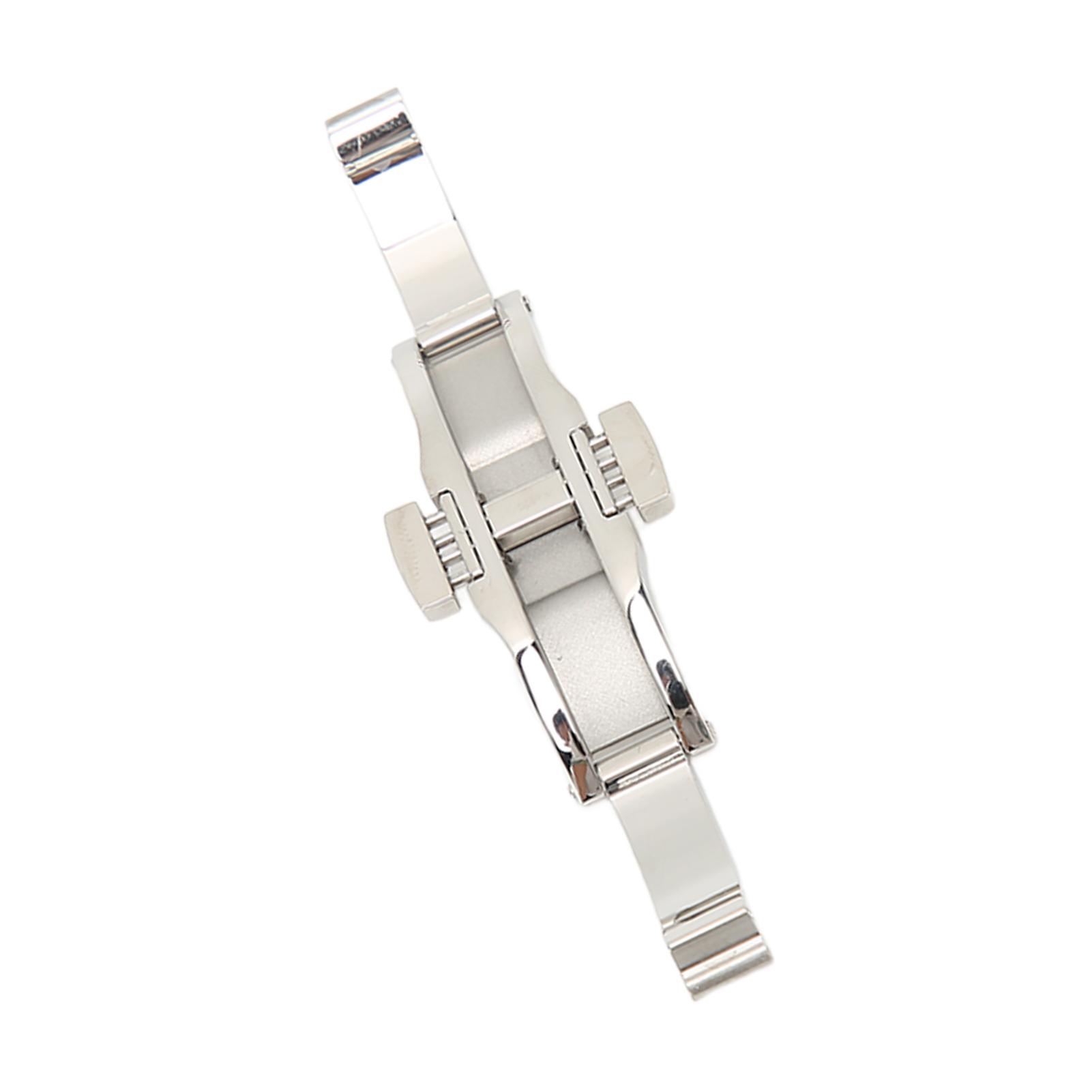 

Застежка для часов Depolyment из нержавеющей стали, раскладывающаяся застежка с кнопкой, аксессуар для часов 0.8in