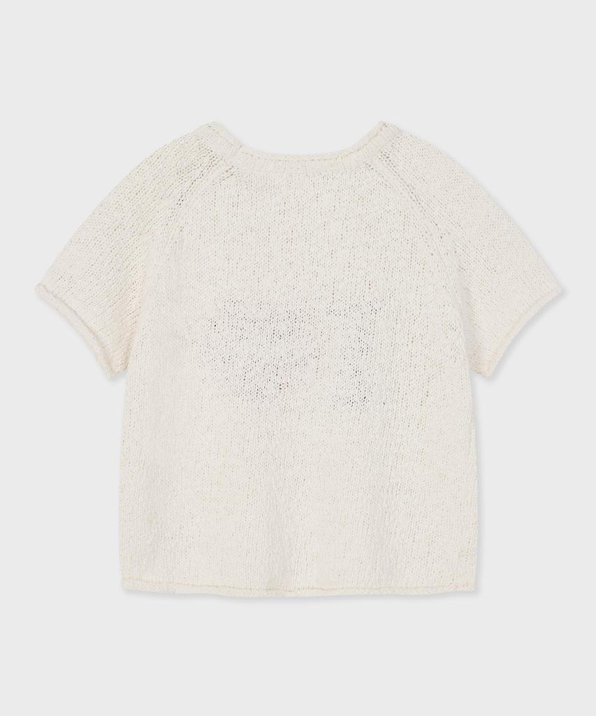 Palet I Love Short Sleeve Knit White