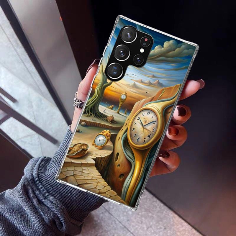 Salvador Dali Art Phone Case For Samsung Galaxy S23 S24 S25 Edge S26 Ultra S22 + S21 Plus S20 FE Cover Silicone Print Shell Gala