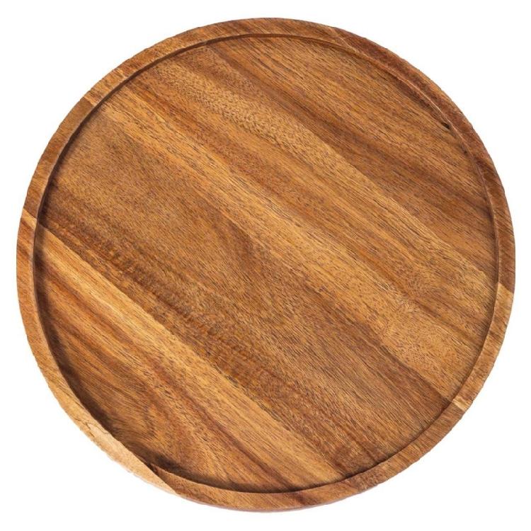 

Stylish Large Wooden Platter For Serving Food And Displaying Tea Set Practical And Spacious Storage Tray