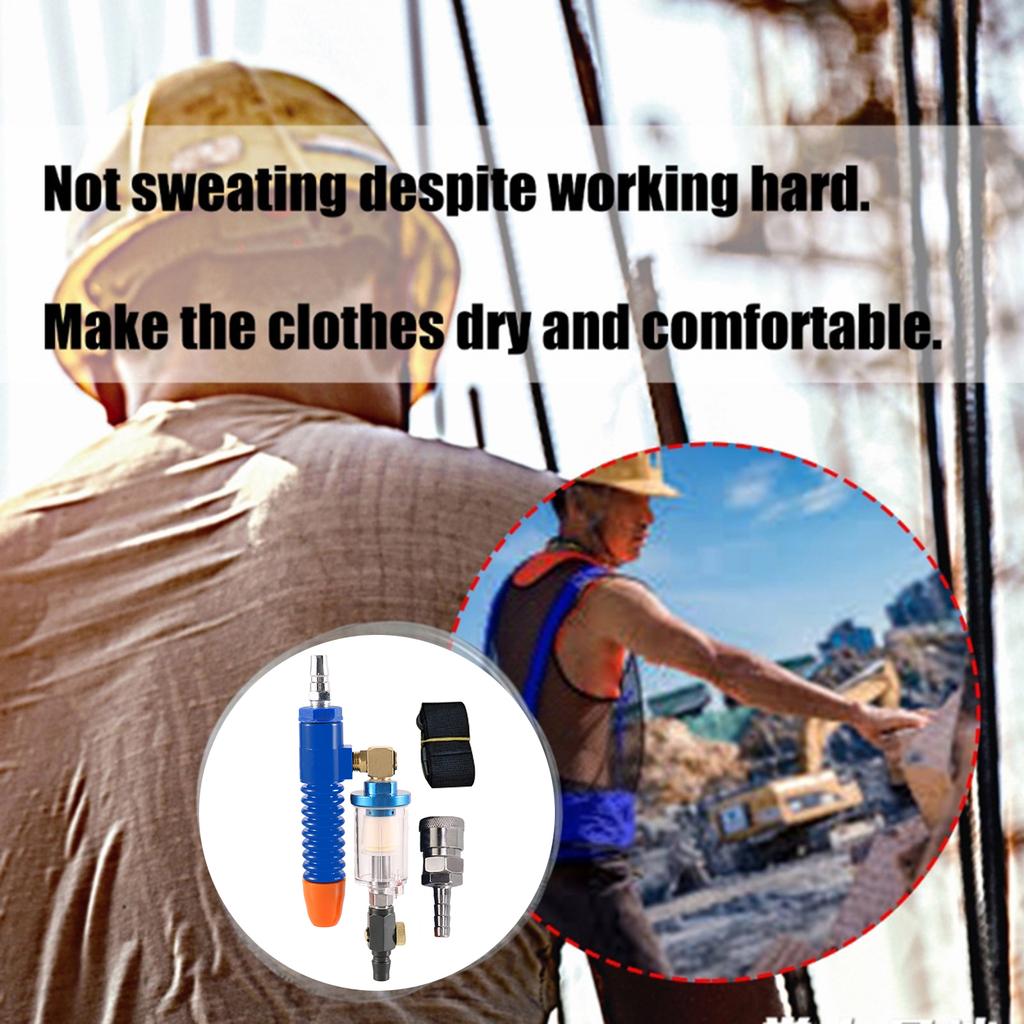 Tube Cooling Vest Accessory Cooler with Belt & Conncetor for High Temperature Work Environments & Welding Application