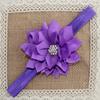 European & American Baby Rhinestone Lotus Headband – 13 Colors