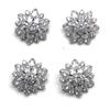 5pc/lot Delicate Crystal Buttons For Fur Coat Cubic Zirconia Button for Coat CZ Sewing Buttons for Cashmere Knit Cardigan