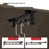 Telescopic Wardrobe Rail: Adjustable Clothes & Hat Hanger, Interior Hardware Accessory for Horizontal Hanging.