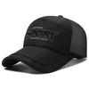 Fashion Solid Color Baseball Hat for Men Summer Cotton Letter Embroidery Mesh Breathable Duck Tongue Cap Male Casual Outdoor Hat