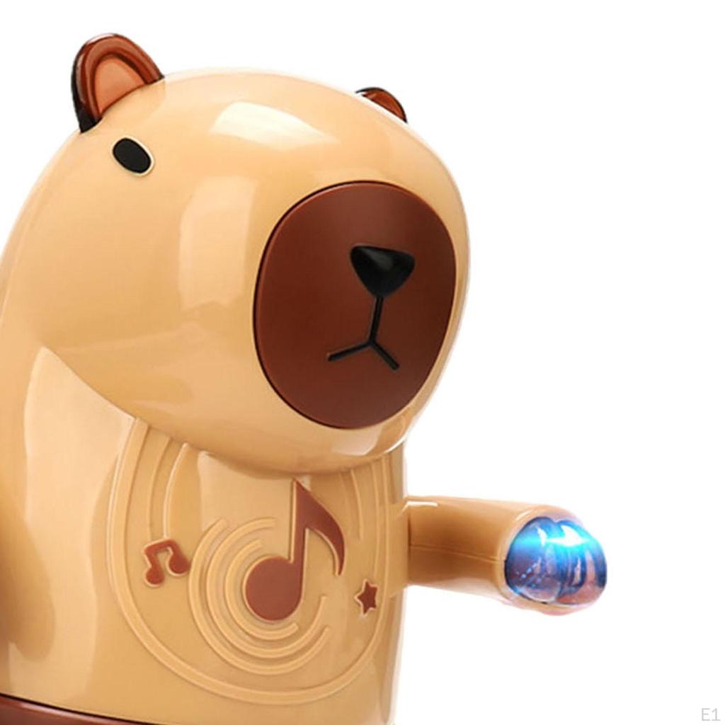 Electronic Capybara Companion Animal with Light Effect Dancing Musical Toy for Infants