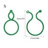 10-50PCS Garden Vine Strapping Clips Plant Bundled Buckle Ring Holder Tomato Plant Stand Support Tool Garden Tomato Grapevine Ties