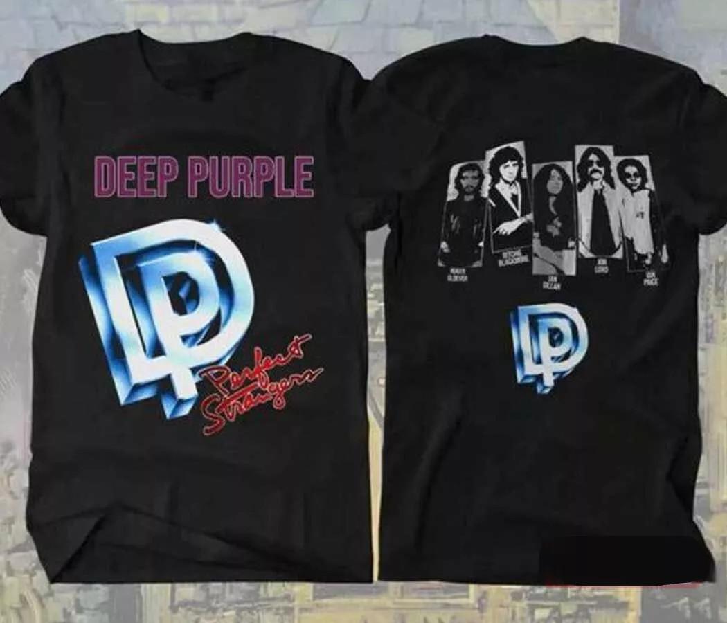 Tour Concert Deep Purple Perfect Strangers Vintage Unisex T-Shirt XXXXL