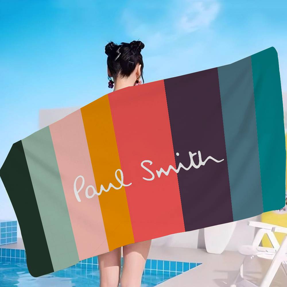 Fashion Brand Famous P-Paul S-Smith Anime Beach Swimming Towel Soft Absorbent Washcloth Children's Gifts For Travel Camping Gym