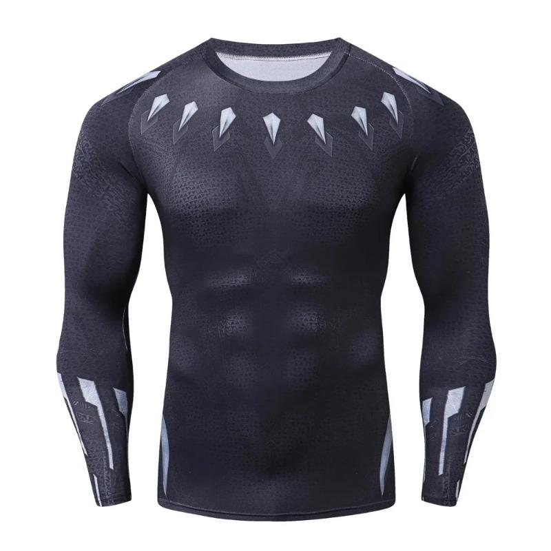 Pánská trička s krátkým rukávem a raglánovými rukávy s potiskem Hrdina pavouk, Kompresní košile, Kostýmy na Halloween Cosplay, Vrchní díly pro pánské oblečení