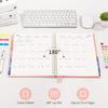 RETTACY 2026-2027 Monthly Planner, Jan 2026 - Dec 2027, Large Size (8.5" x 11"), Agenda, Calendar, 24 Month Tabs, Flexible Plastic Cover, 100 GSM