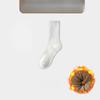 Men's Autumn and Winter Plus Velvet and Thick Hair Ring Warm Sports Solid Color Socks